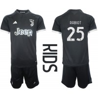 Koszulka piłkarska Juventus Adrien Rabiot #25 Strój Trzeci dla dzieci 2023-24 tanio Krótki Rękaw (+ Krótkie spodenki)